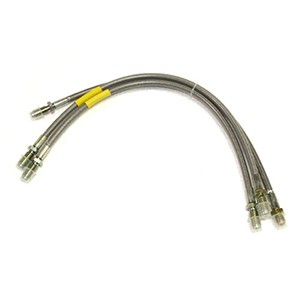 Standard length Stainless steel braided brake hoses