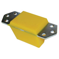 Discovery 1 & Defender Polyurethane Extended Height Front Bump Stop Yellow