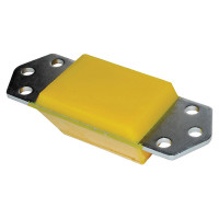 Discovery 1 & Defender Polyurethane Standard Height Rear Bump Stop Yellow