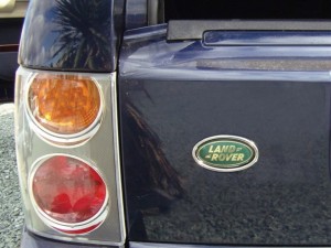 Range Rover L322 Chrome Rear Oval Badge Surround