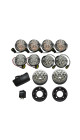 Land Rover Defender LED Wipac Deluxe Clear Upgrade Lamp Light Kit