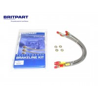 Discovery 1 Stainless Steel Braided Brake Hose Kit + ABS