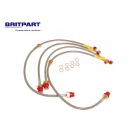Discovery 2 L318 Extended Stainless Steel Braided Brake Hose Kit