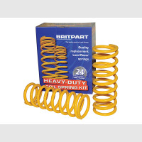 Defender 110 Britpart Yellow Rear Coil Springs Plus 50mm Heavy Load