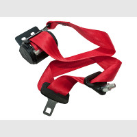 Defender Truck Cab Right Hand Seat Belt - Red