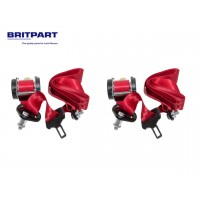 Britpart Defender 90 Station Wagon Rear Red Seatbelt Set - DA5058