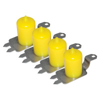 Discovery 2 Polyurethane Extended Height Front & Rear Bump Stops Yellow