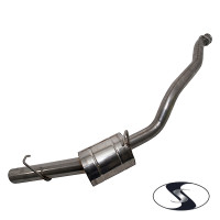 Range Rover P38 Stainless Steel Exhaust Rear Silencer and Tailpipe (1995-02)