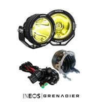 VisonX Ineos Grenadier CG2 Single LED Driving Light Kit - Selective Yellow