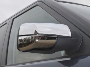 Discovery 3 Chrome Wing Mirror Bottom Covers