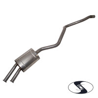 Stainless Steel Exhaust Rear Silencer and Tailpipe Range Rover EFI