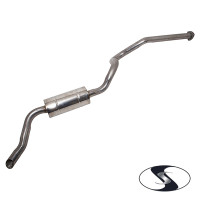 Defender 110 Stainless Steel Exhaust Rear Silencer and Tailpipe