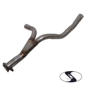 Stainless Steel Exhaust Intermediate Y-Piece 110 V8 (Vin 267908 on)