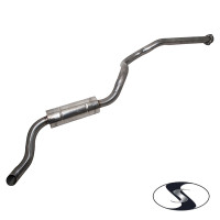 Defender 110 Stainless Steel Exhaust Rear Silencer and Tailpipe Turbo Diesel
