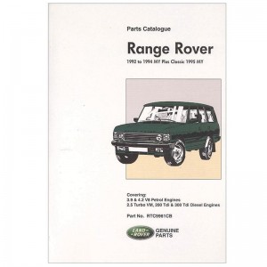 Parts Catalogue 1992 - 1994