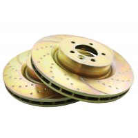 EBC Turbo Grooved Brake Disc GD1498 suitable for Range Rover Sport and Discovery 4 with 19