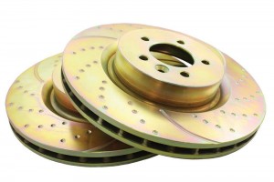 EBC Turbo Grooved Brake Disc GD1498 suitable for Range Rover Sport and Discovery 4 with 19" Vented Disc Vehicles