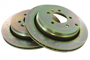 EBC Turbo Grooved Brake Disc GD1373 (Pair)Suitable Discovery 3 and 4 and Range Rover Sport Vehicles
