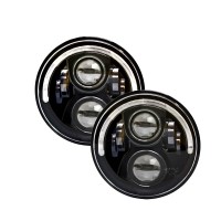 Land Rover Defender Black Series Headlights with DRL