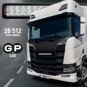 LED BAR KIT FOR THE GRILLE ON SCANIA NG G & P CAB (VISION X XMITTER PRIME XTREME 24V 30" 270W 10°/25°)