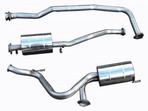 Stainless Steel Exhaust System - Defender 90 300TDI from MA951236 to TA99921