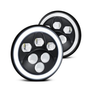 Land Rover Defender LED Headlights with Halo