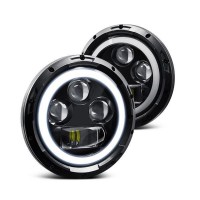 Land Rover Defender LED Headlights with Switchback Halo