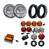 Land Rover Defender Ultimate Wipac LED Light Package - Colour Full